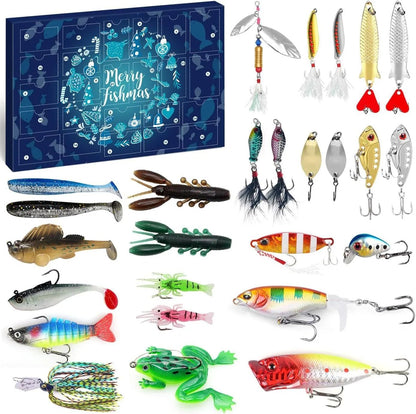 FISHING ADVENT CALENDAR |24 Days of Fishing Lures