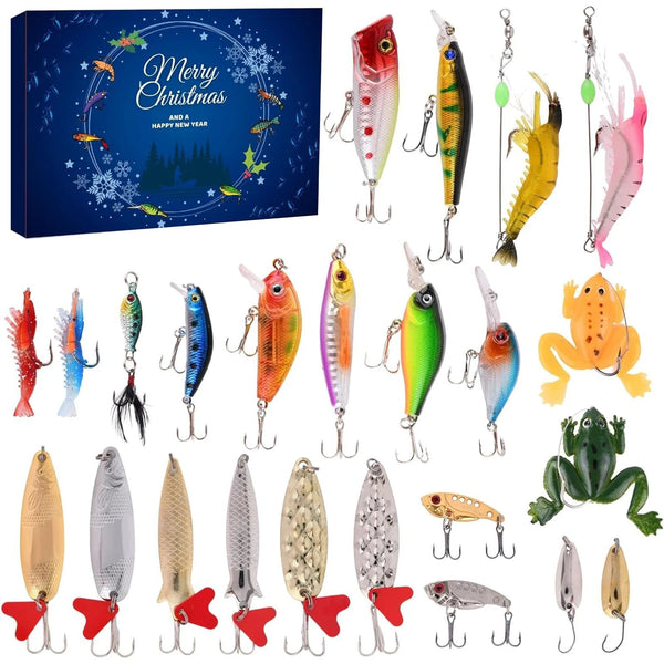 FISHING ADVENT CALENDAR |24 Days of Fishing Lures
